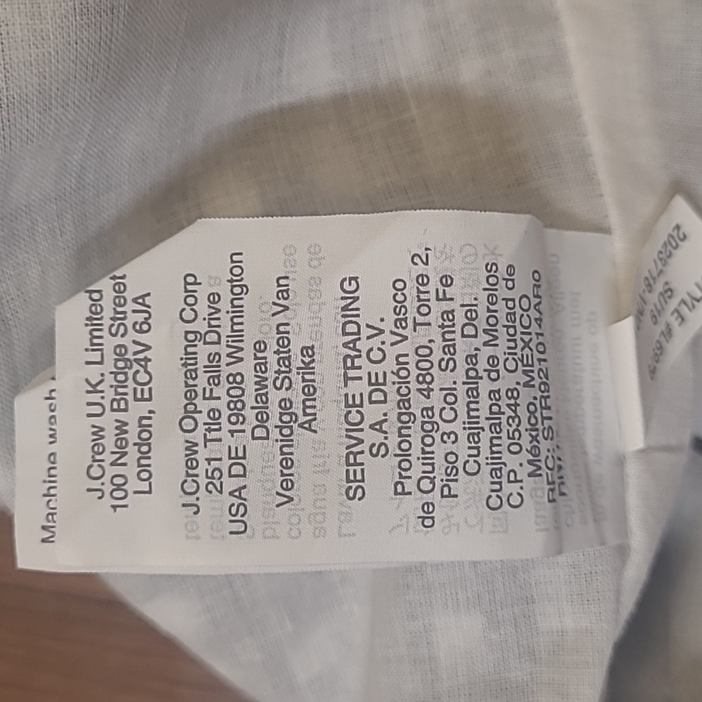 J. Crew Navy and White Gingham Midi Dress - Picture 14 of 16